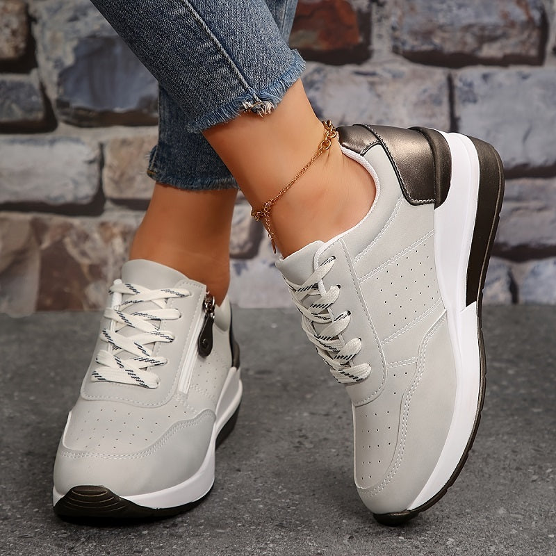 Rejean - Zapatillas Con Plataforma y Cordones