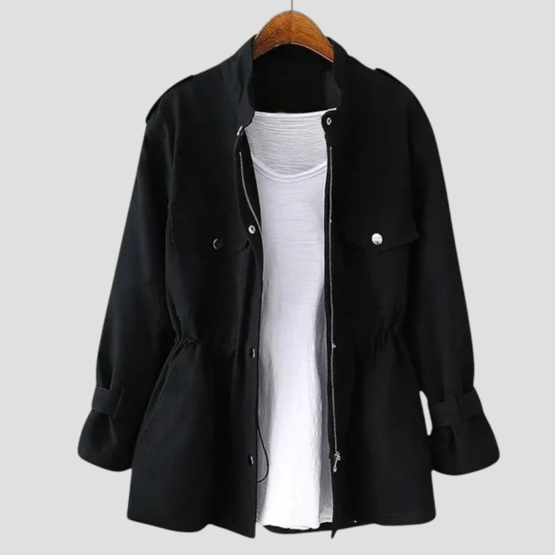 Anjelah | Chaqueta Multiusos De Manga Larga Con Cordón en La Cintura