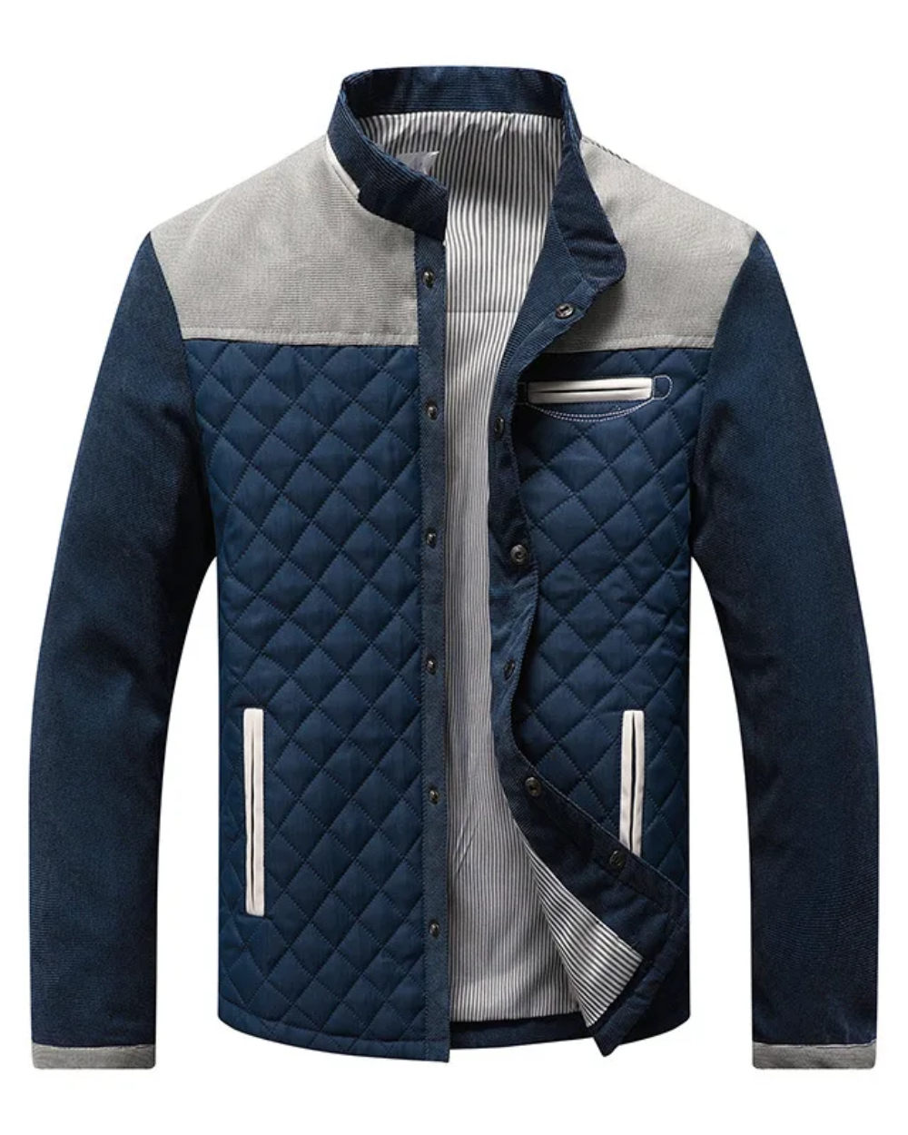 Eddie | Chaqueta Casual Acolchada Con Cuello Alto