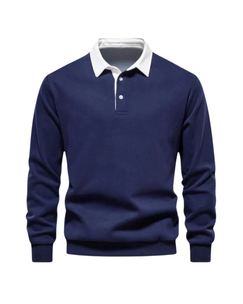 Farouk | Polo De Manga Larga Con Cuello en Contraste