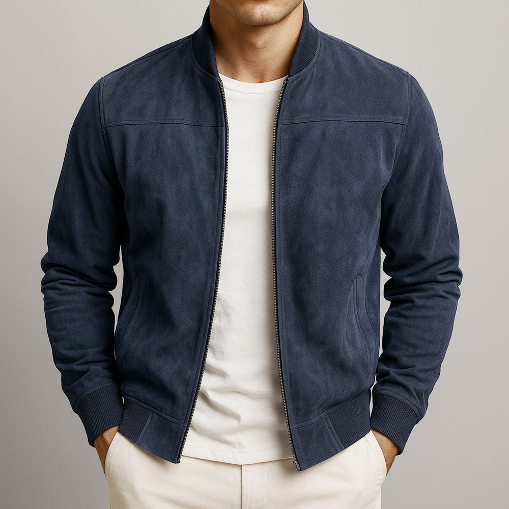 Laamin | Chaqueta Bomber Con Cuello Alto Y Cremallera