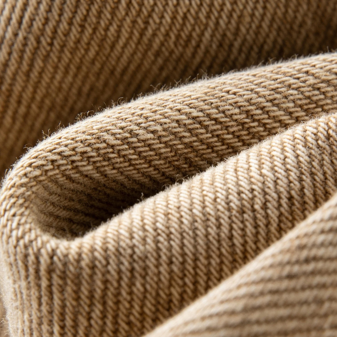 Prismflow | Chaqueta de mezclilla con cuello contrastante