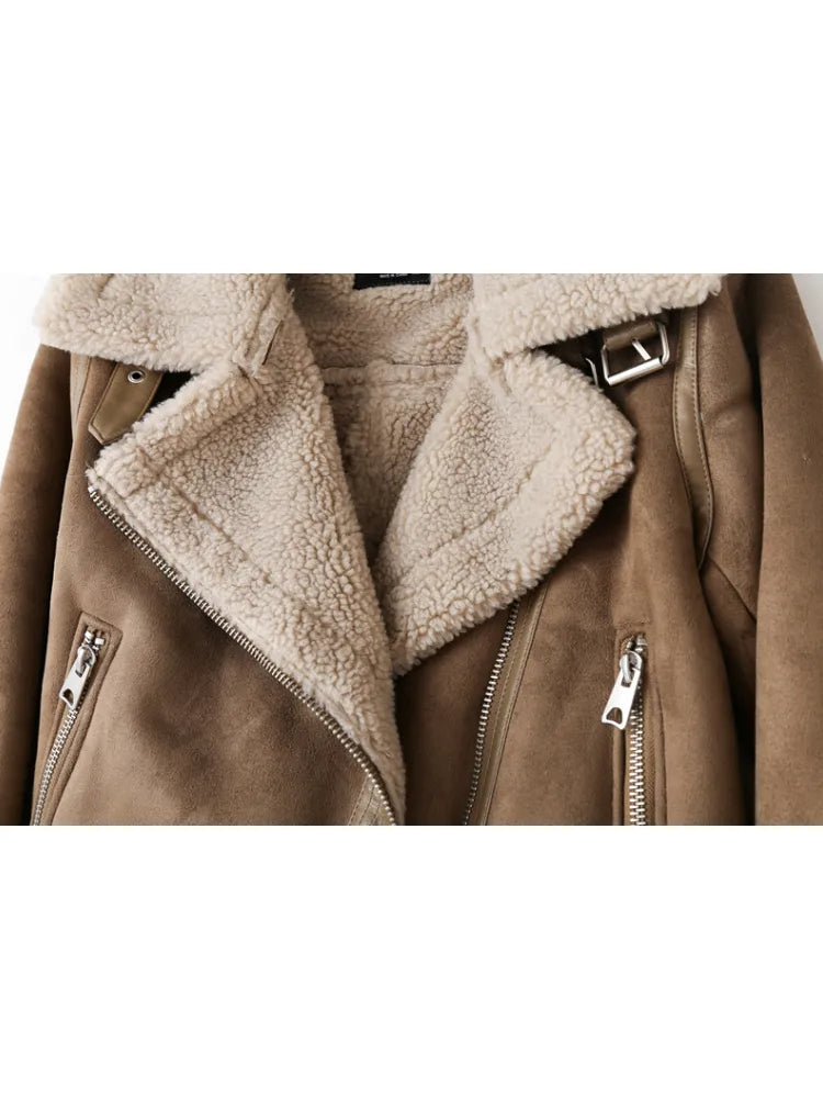 Odille | Chaqueta Aviador Cálida Estilo Vintage