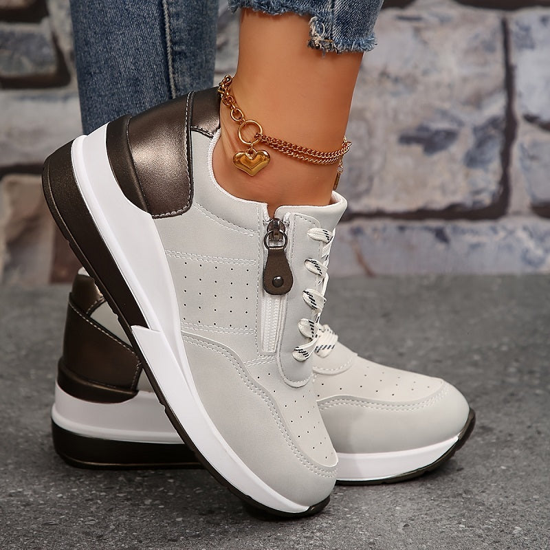 Rejean - Zapatillas Con Plataforma y Cordones