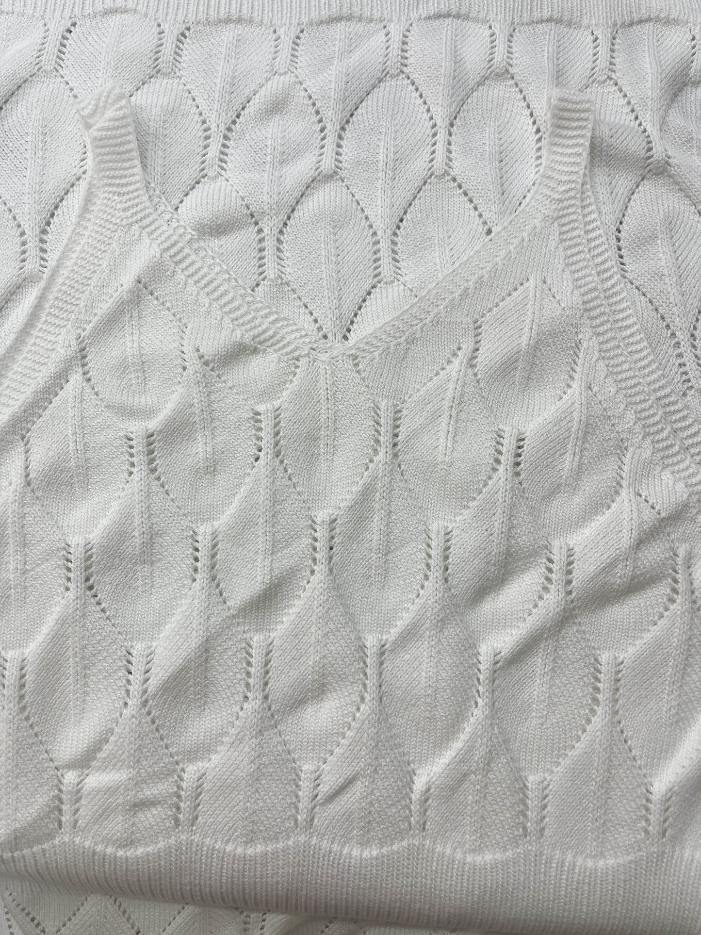 Luciana | Vestido MIDI Sin Mangas De Punto Pointelle