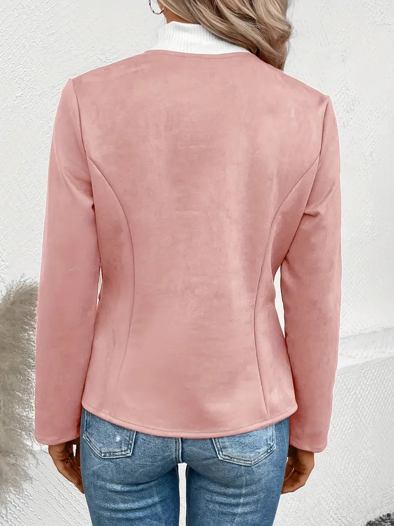 Roksana | Chaqueta Entallada de Manga Larga Con Cremallera