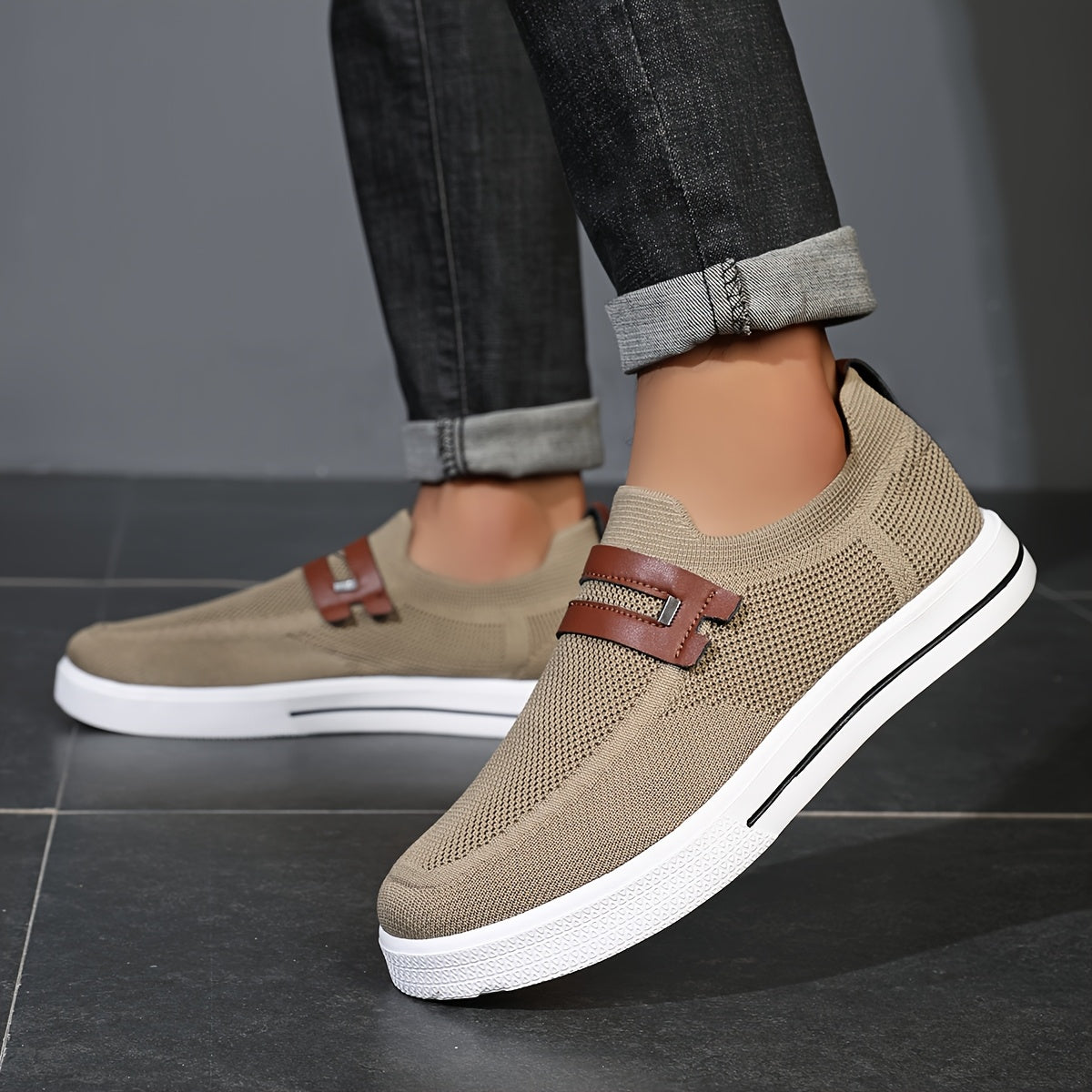 Reina | Zapatos Hombre Casual Tejidos Sin Agujetas