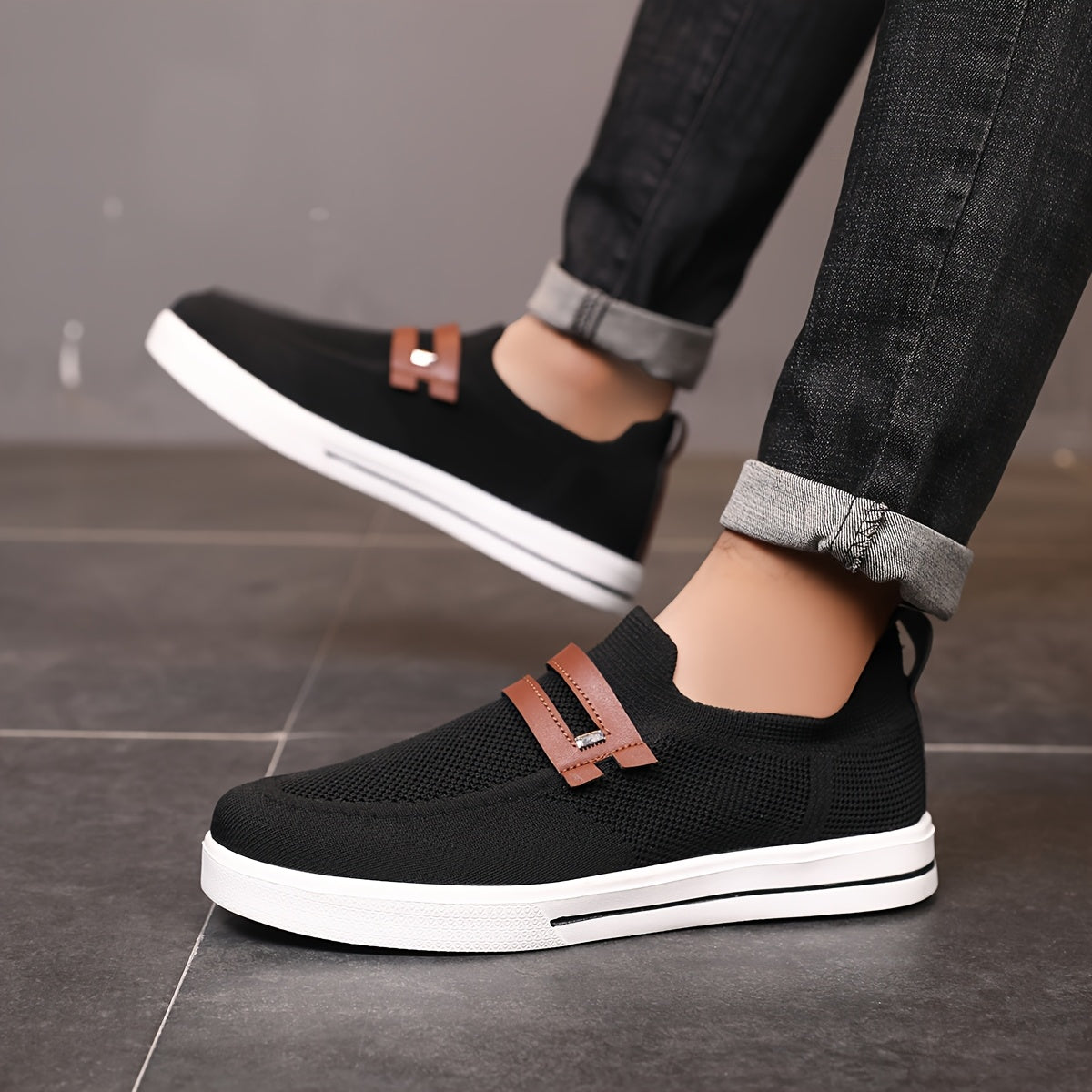 Reina | Zapatos Hombre Casual Tejidos Sin Agujetas