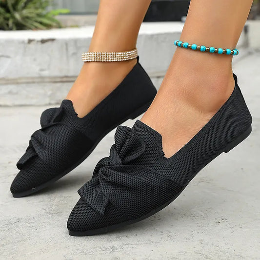 Hiromi | Zapatos Planos Slip On con Lazo