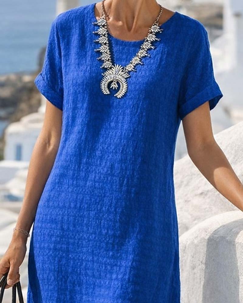 Shanai | Vestido midi de Manga Corta