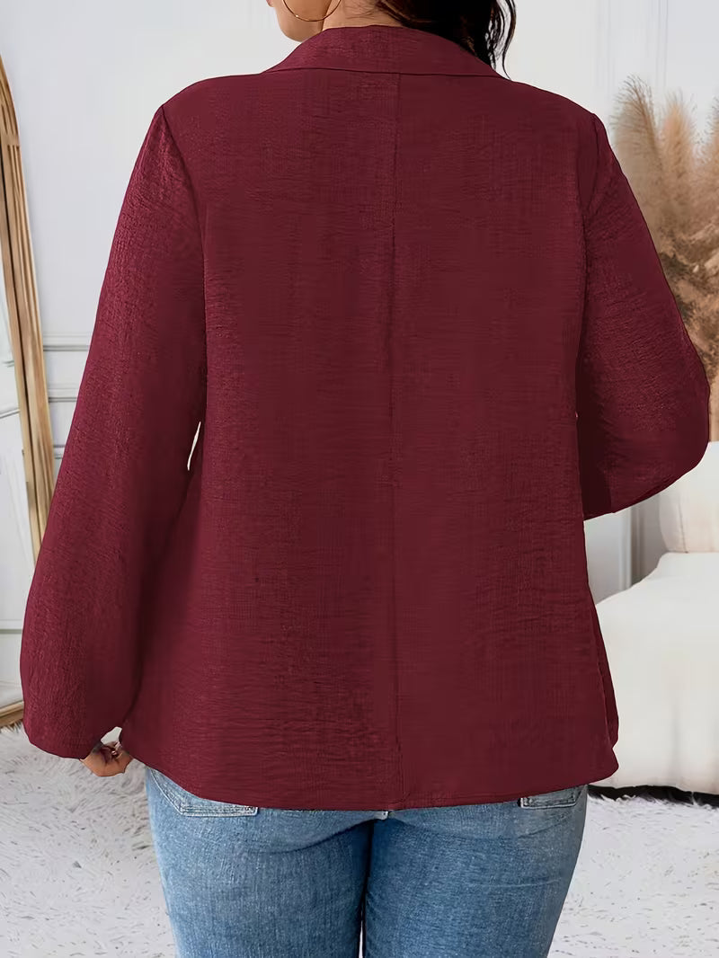 Noyelle | Blusa Holgada de Manga Larga con Botones