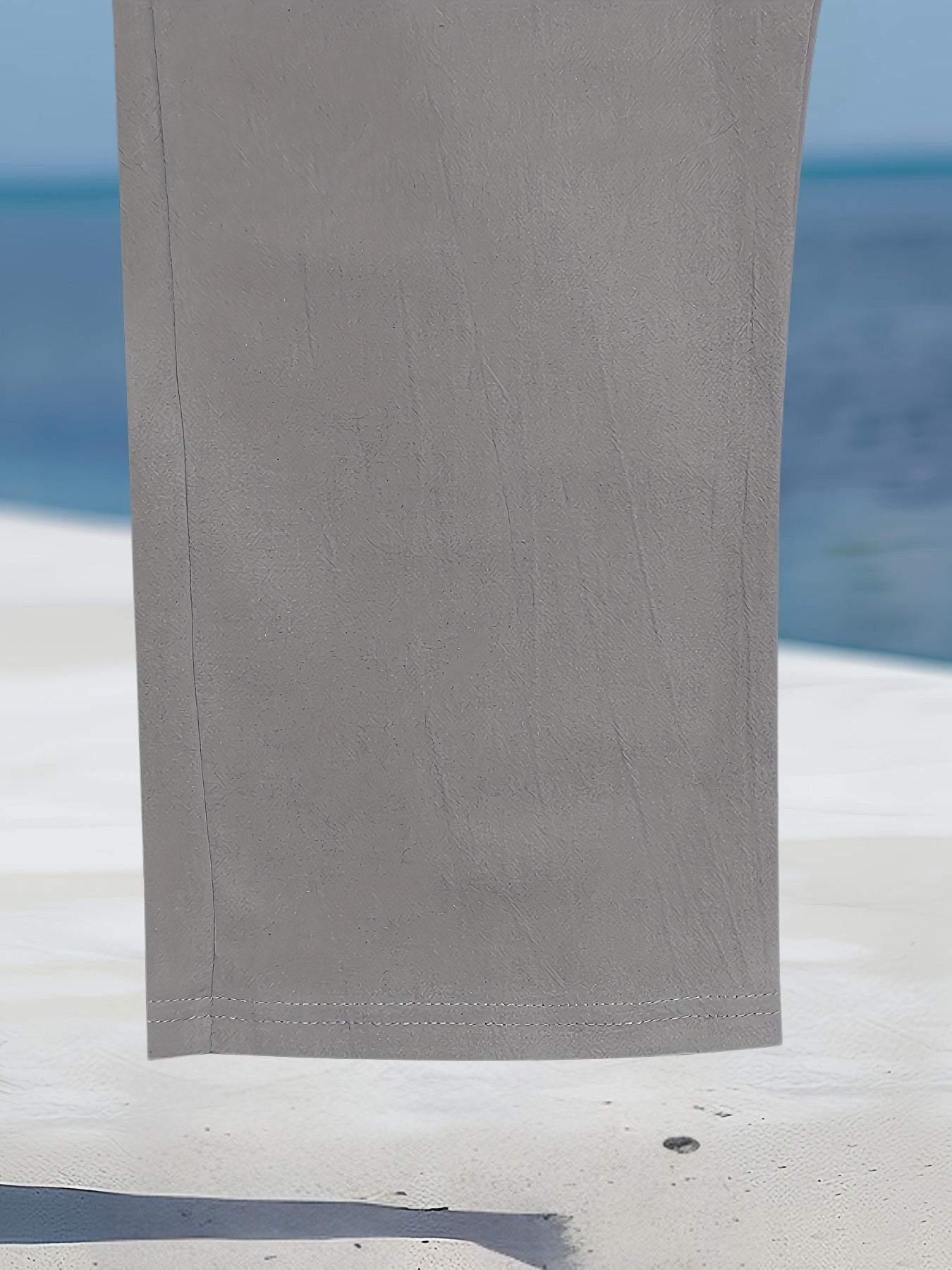 Aznar - Pantalón recto de lino con Cordón
