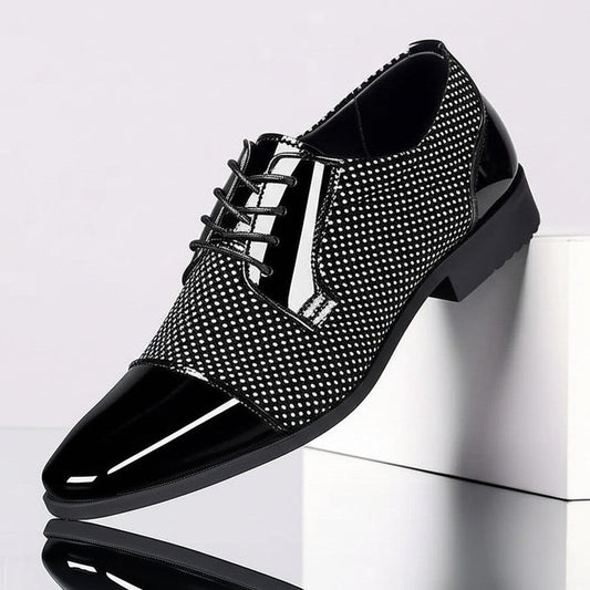 Dernard | Zapatos Oxford con Cordones y Upper Texturizado