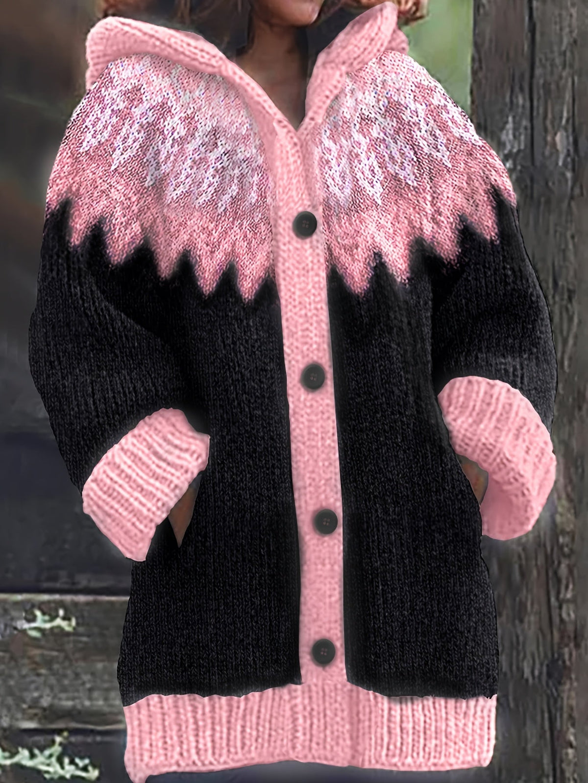 Peneeuva | Suéter de Invierno con Capucha de Manga Larga
