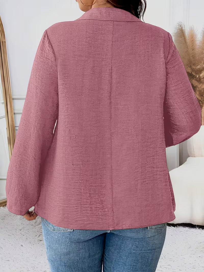 Noyelle | Blusa Holgada de Manga Larga con Botones