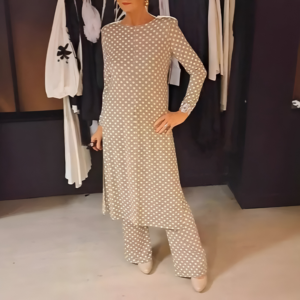 Maryse | Conjunto Mujer Dos Piezas Lunares Elegante