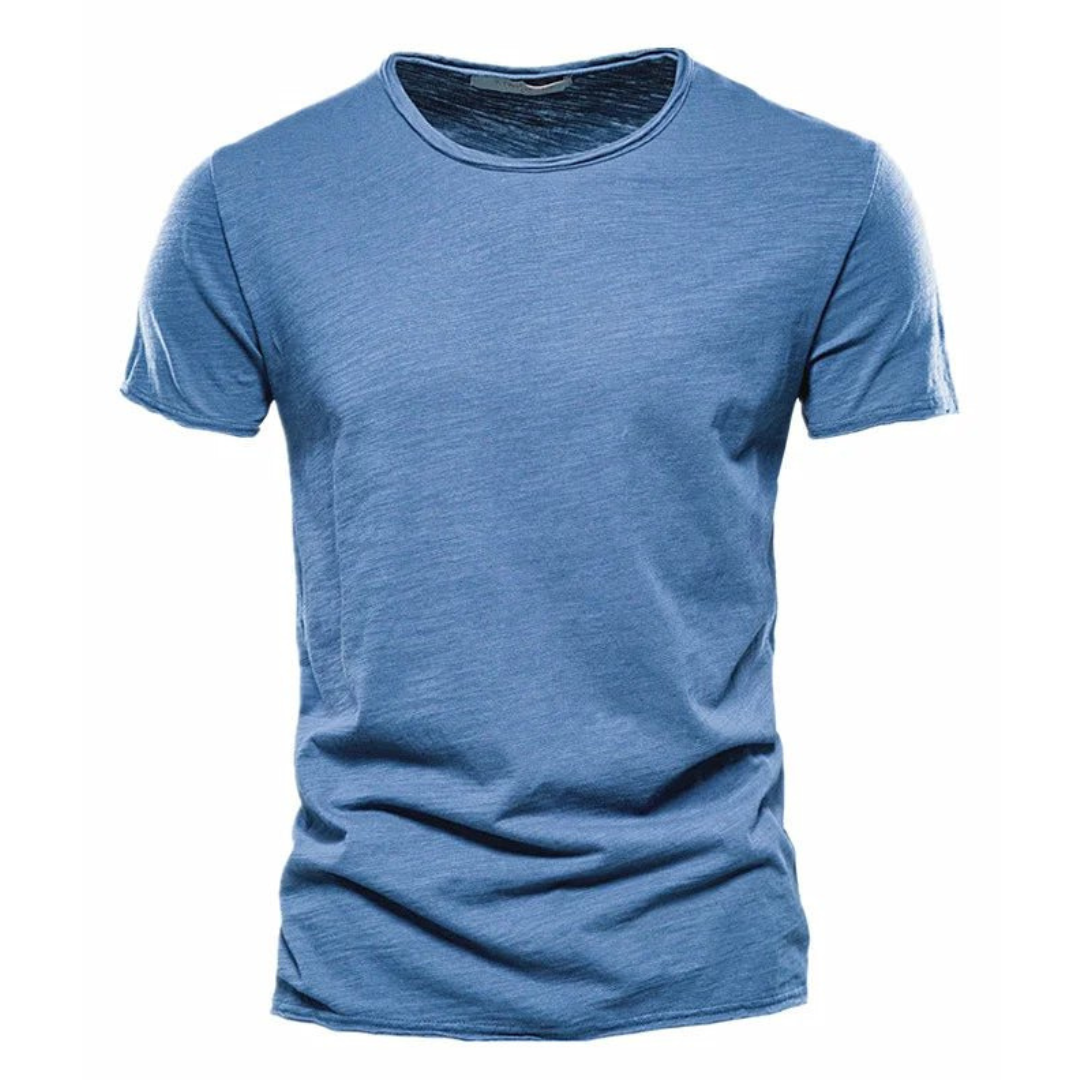 Jonatan | Camiseta Básica Manga Corta Cuello Redondo