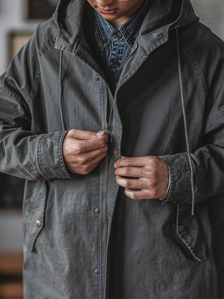 Engelbert | Parka Larga Con Capucha Fishtail