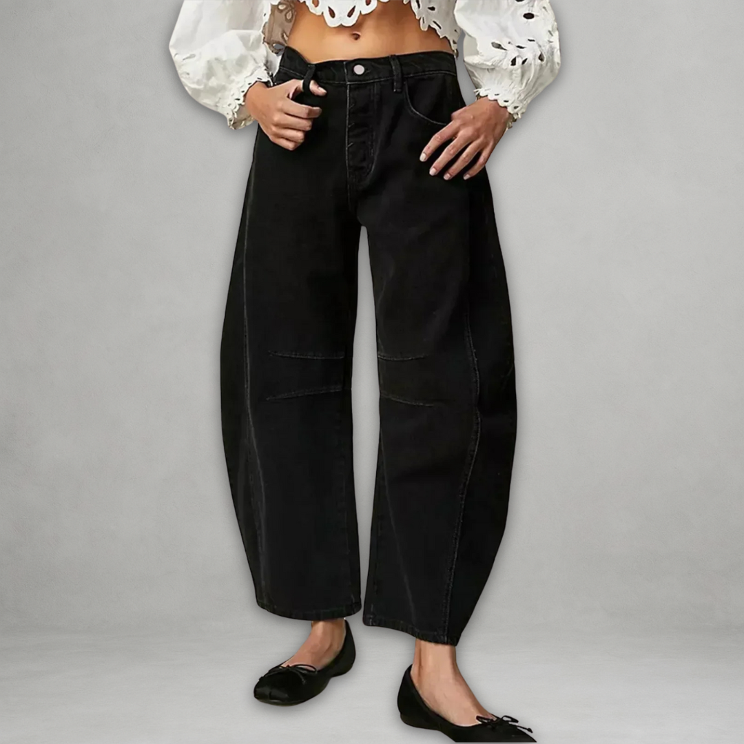 Patricija| Pantalón Vaquero Baggy de Pierna Ancha