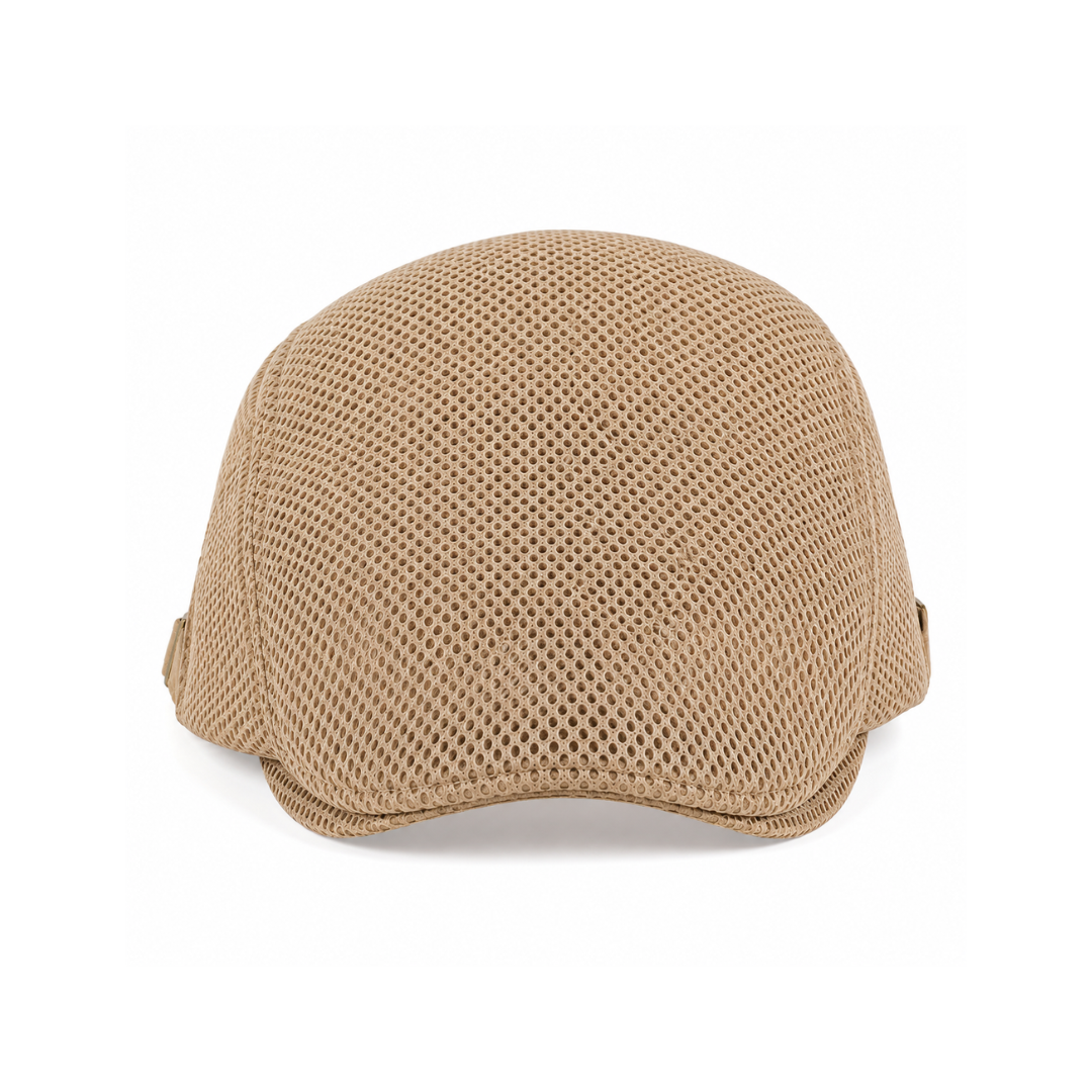 Napoleón | Gorra Plana De Malla Con Hebilla Ajustable