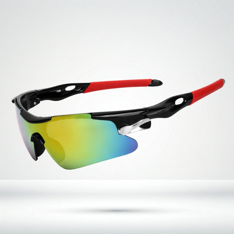 Salmeron - Gafas de Sol Deportivas Envolventes Con Montura Media y Lente Tipo Pantalla