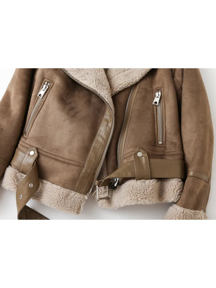 Odille | Chaqueta Aviador Cálida Estilo Vintage