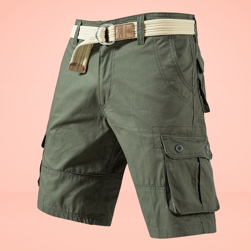 Waller | Pantalones Cortos Cargo Con Múltiples Bolsillos