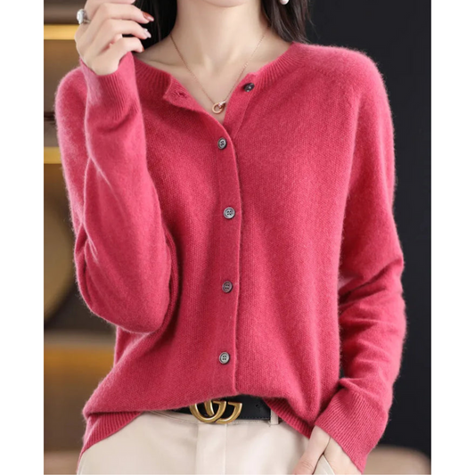 Anne | Cardigan de punto con botones delanteros