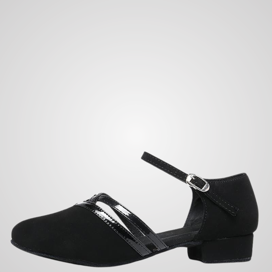 Lowitja | Zapatos Mary Jane Negros De Tacón Bajo