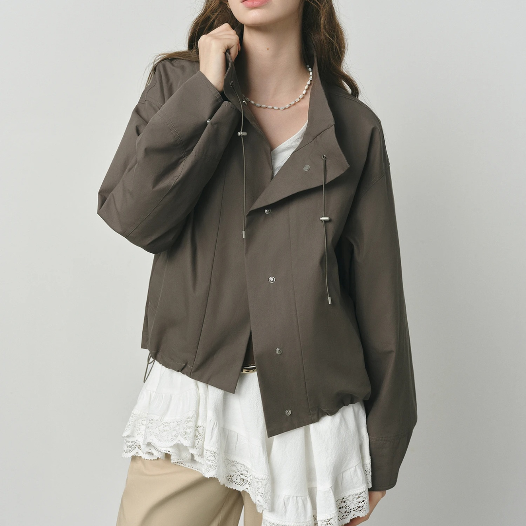 Rosaonova | Chaqueta Utility con Mangas Abullonadas