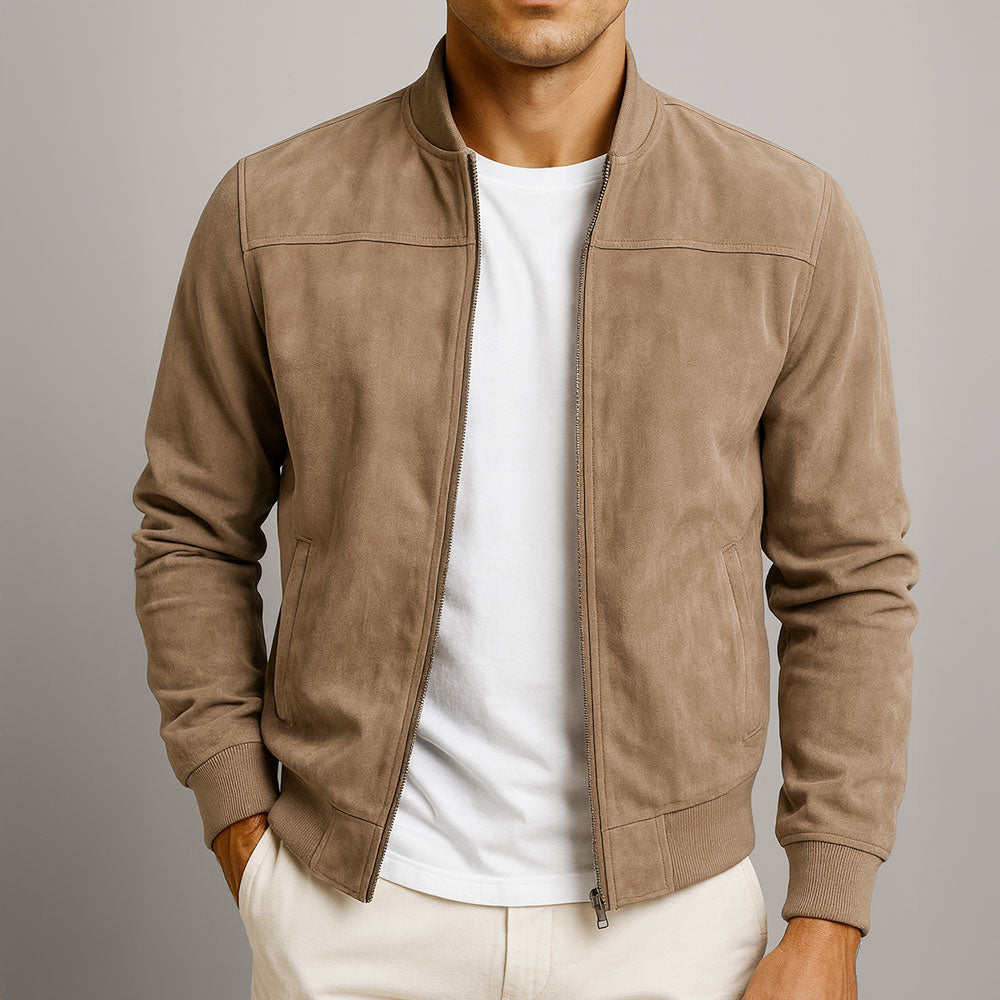 Laamin | Chaqueta Bomber Con Cuello Alto Y Cremallera