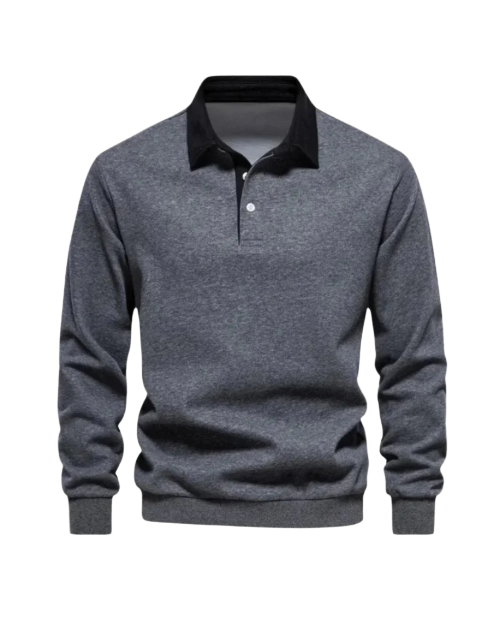 Farouk | Polo De Manga Larga Con Cuello en Contraste