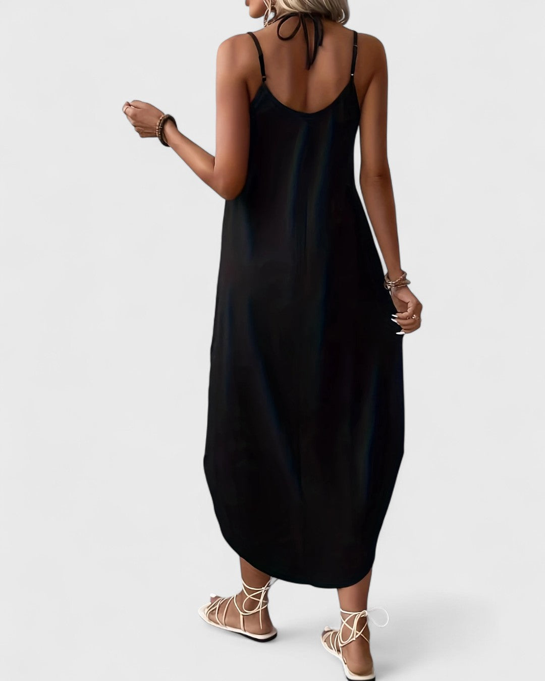 Tracie | Vestido Largo Sin Mangas Con Escote V