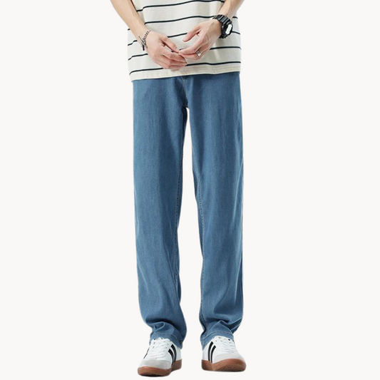 Teofilo | Vaqueros De Denim Lavado De Pierna Ancha