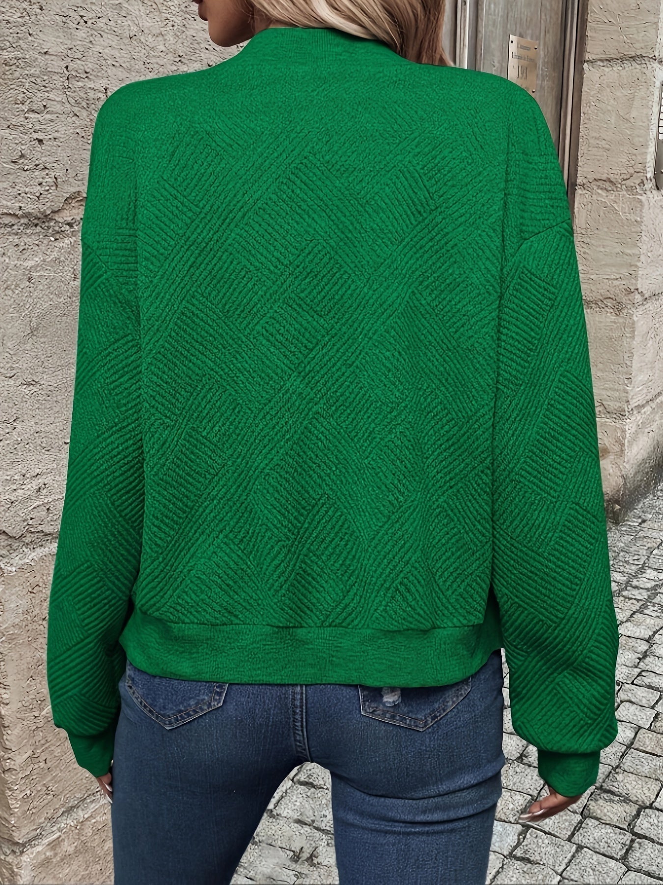 Jemma | Chaqueta Texturizada De Manga Larga Con Cremallera