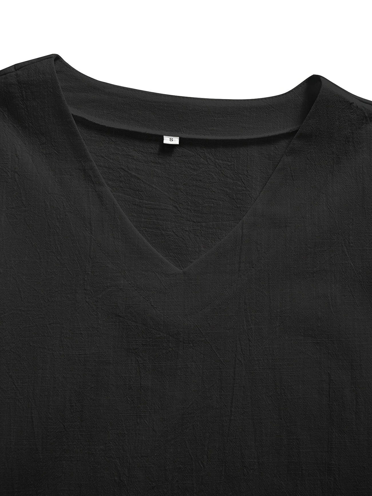 Mattea | Blusa Holgada Manga Corta Cuello V