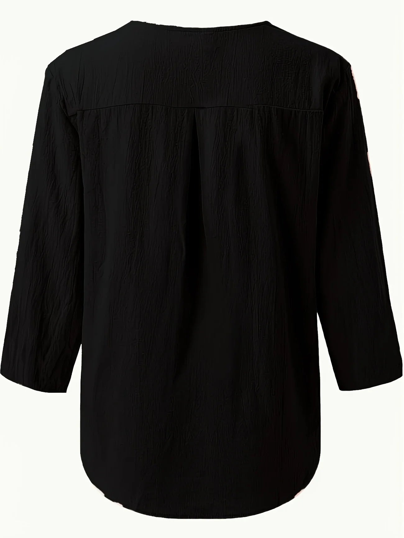 Mykaela | Blusa Informal Con Cuello Abierto y Tacto de Algodón