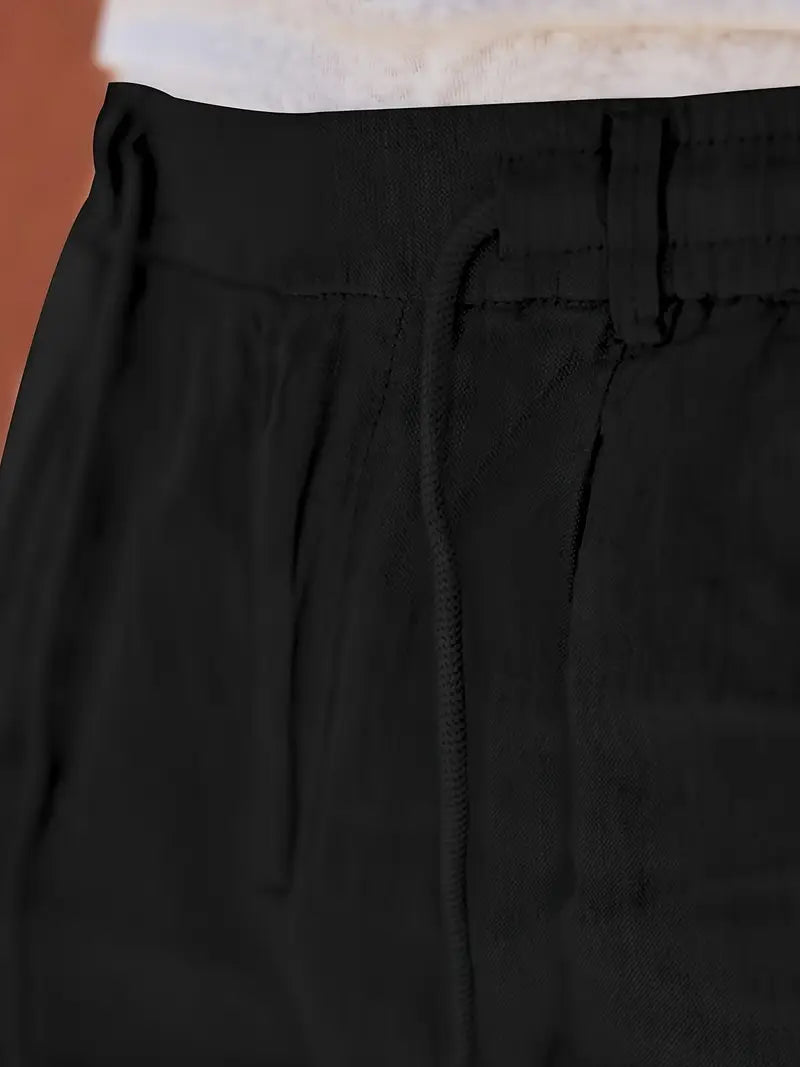 Nichols | Pantalón Lino Hombre Casual Cordón