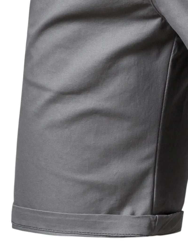 Baird - Pantalones Cortos Informales de Algodón Con Cintura Elástica