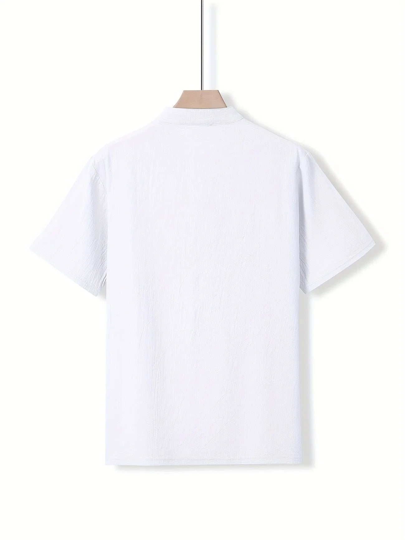 Markos | Camisa Manga Corta Cuello Mao Bolsillo