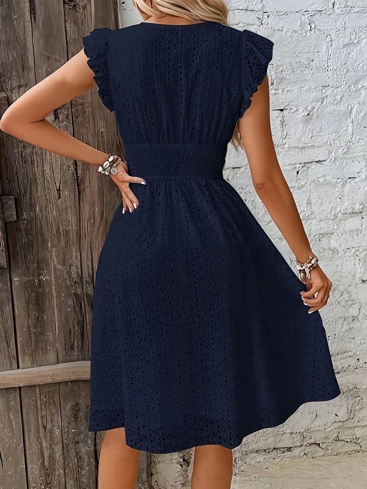 Tsami | Vestido Midi Con Escote en V
