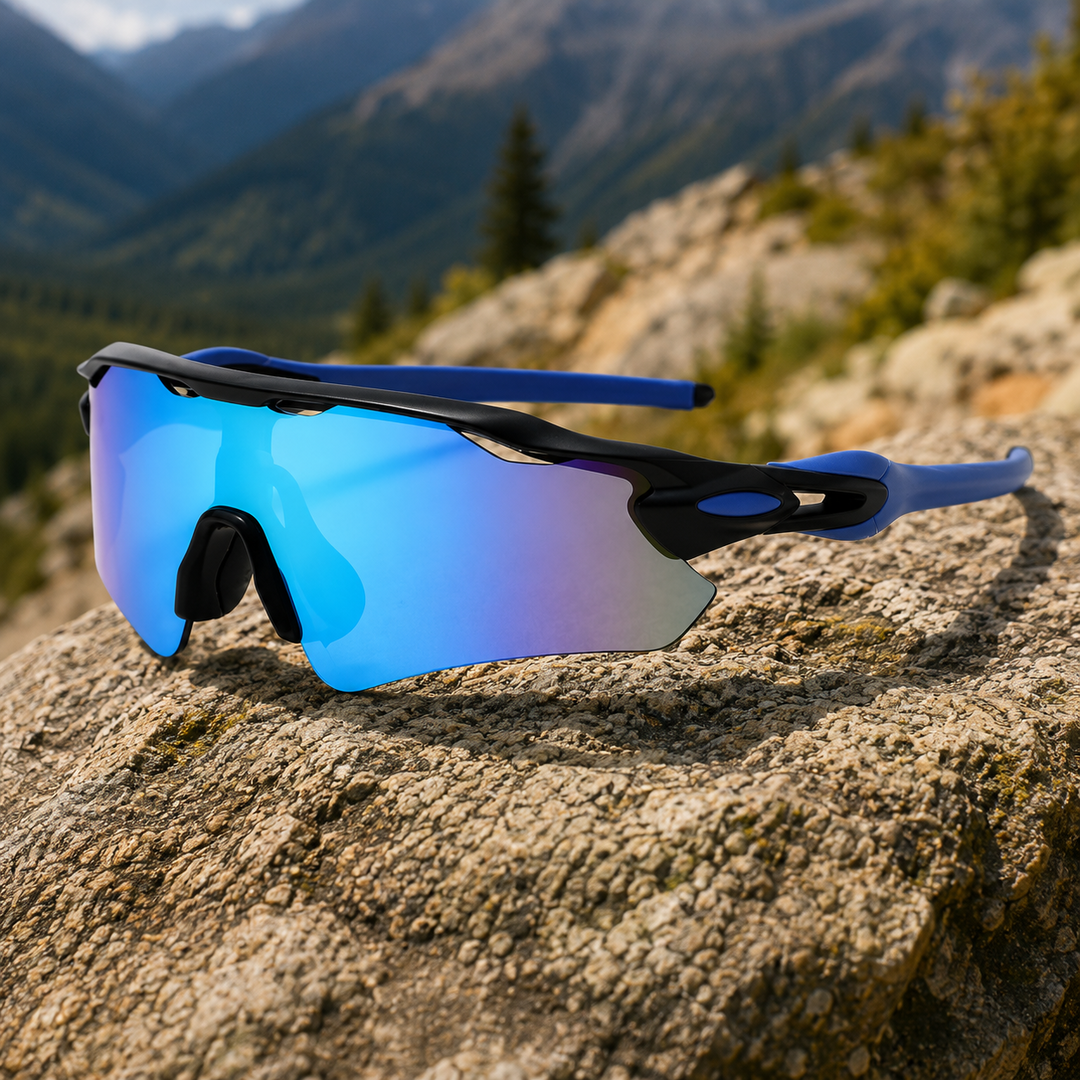 Cryzz | Gafas De Sol Deportivas Envolventes Con Lente Tipo Escudo