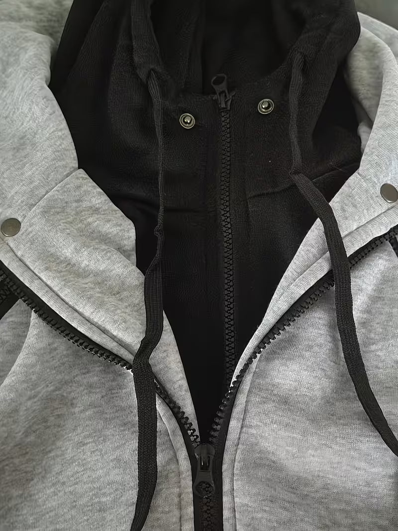 Griffiths | Chaqueta Con Capucha, Bloques De Color Y Cremallera