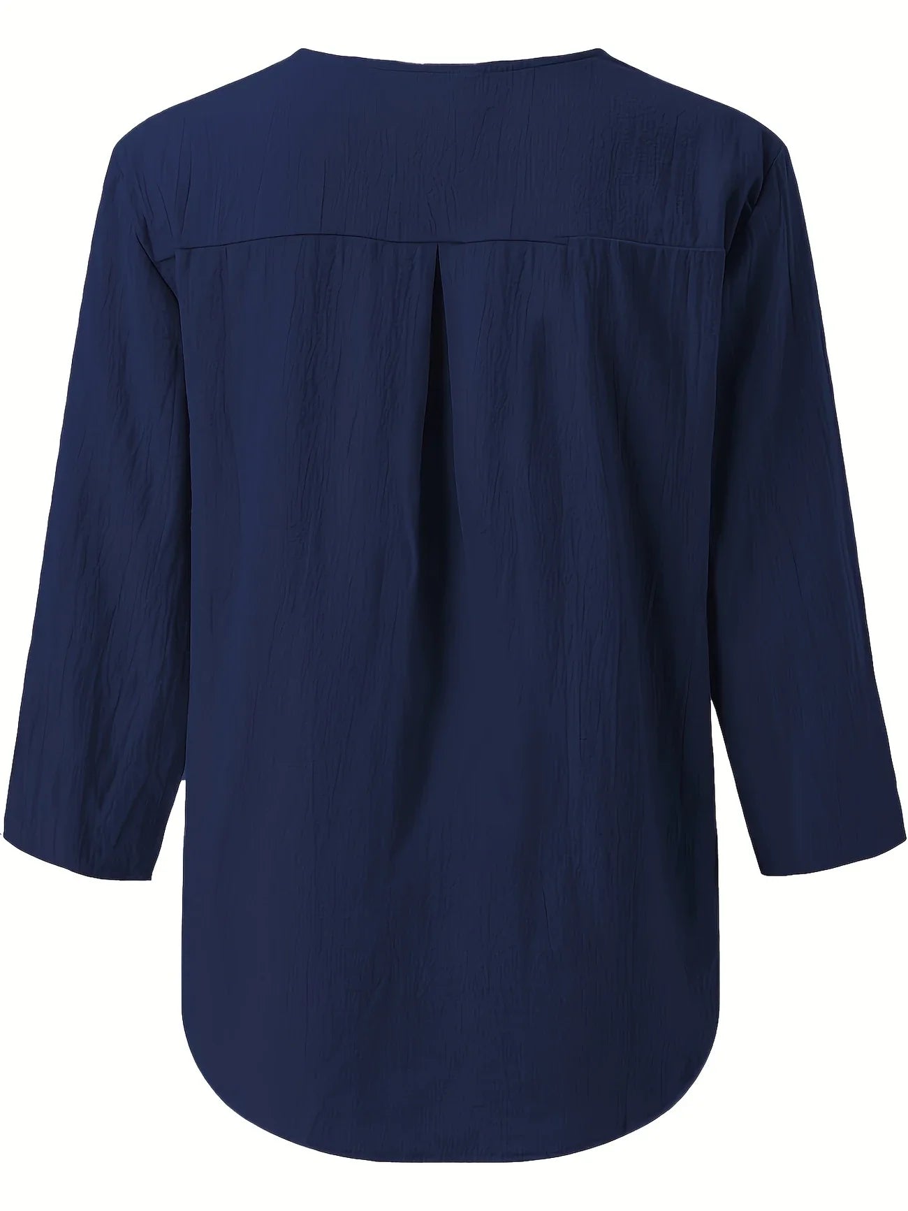 Mykaela | Blusa Informal Con Cuello Abierto y Tacto de Algodón