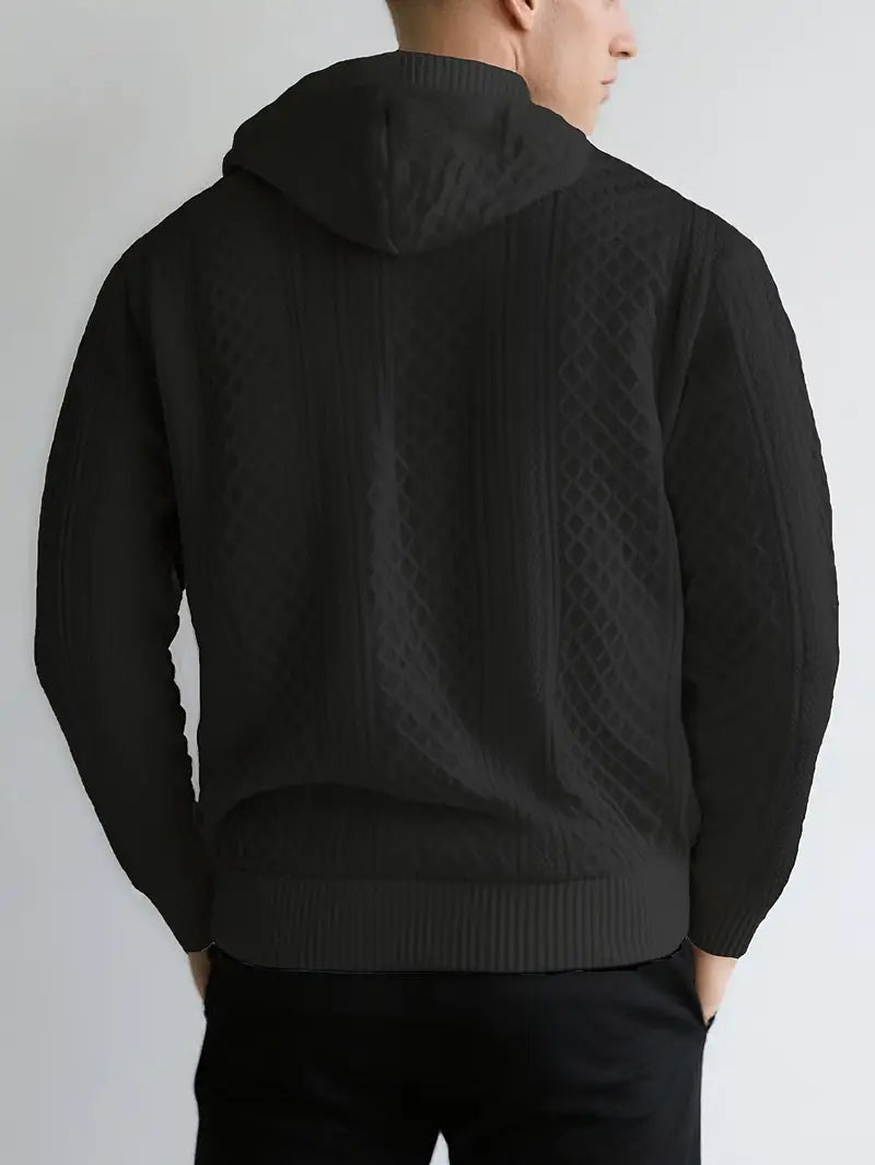 Karah | Jersey De Punto Con Textura Y Capucha