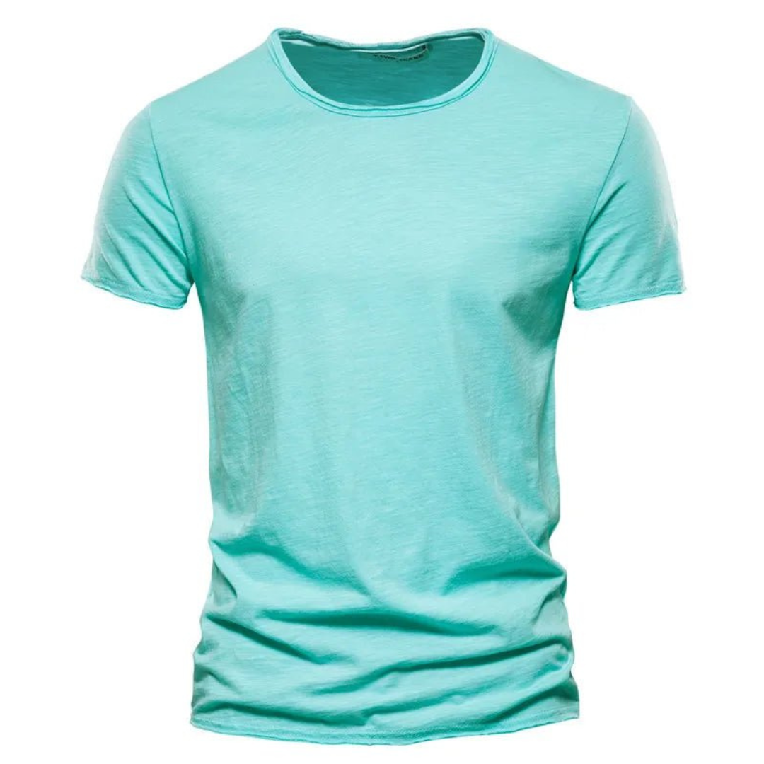 Jonatan | Camiseta Básica Manga Corta Cuello Redondo
