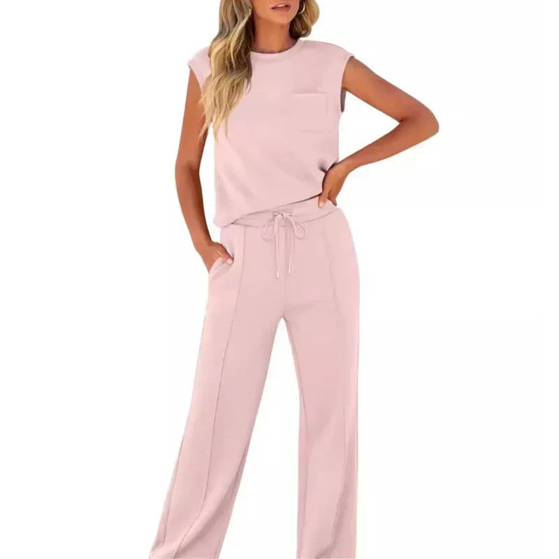 Pestana | Conjunto De Top Sin Mangas Y Pantalones De Pierna Ancha