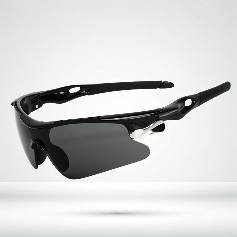 Salmeron - Gafas de Sol Deportivas Envolventes Con Montura Media y Lente Tipo Pantalla