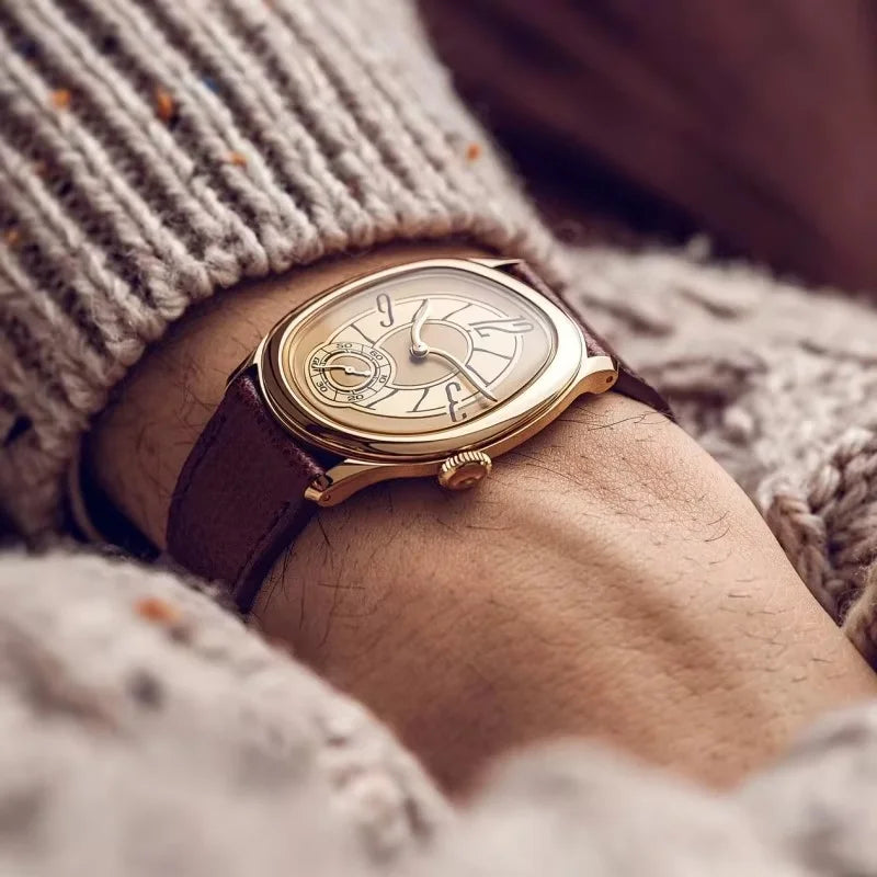 Byll | Reloj con Correa De Cuero Estilo Heritage