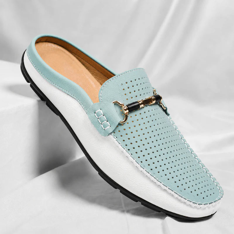 Yerson | Mules Sin Cordones Con Perforaciones